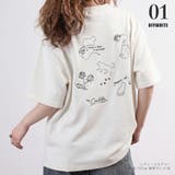 01.オフ | フェイクスエード 猫刺繍 バックデザイン | WESTSEA
