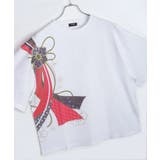 5.ホワイトC | 和柄プリントTシャツ メンズ 半袖 | WESTSEA