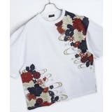 7.ホワイトD | 和柄プリントTシャツ メンズ 半袖 | WESTSEA