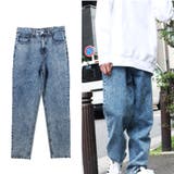 2.Kウォッシュインディゴ | 11ozデニム バギーパンツ メンズ | WESTSEA