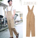 2.ベージュ | オーバーオール メンズ サロペット | WESTSEA