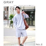 2.グレー | セットアップ スウェット 七分袖 | WESTSEA