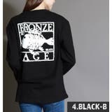 4.ブラックB | 長袖tシャツ ロングtシャツ BRONZE | WESTSEA