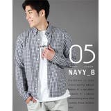 5.ネイビーB | チェックシャツ 長袖 長袖シャツ | WESTSEA