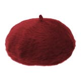 RED （レッド） | 天然リアルアンゴラファーで作ったベレー帽。bn-0001 |  Whap&Whab