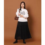 Americana(アメリカーナ)クロップドボリュームスウェット | SHOO・LA・RUE | 詳細画像3