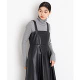 【スタイルアップが叶う】フィット&フレア合皮ジャンスカ | THE SHOP TK | 詳細画像7