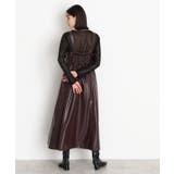 【スタイルアップが叶う】フィット&フレア合皮ジャンスカ | THE SHOP TK | 詳細画像13