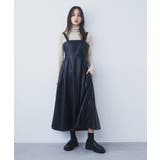 【スタイルアップが叶う】フィット&フレア合皮ジャンスカ | THE SHOP TK | 詳細画像2