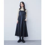 【スタイルアップが叶う】フィット&フレア合皮ジャンスカ | THE SHOP TK | 詳細画像1