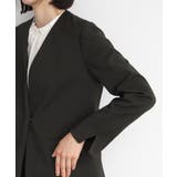 【セットアップ可】シャークスキンノーカラージャケット | THE SHOP TK | 詳細画像16