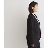 【セットアップ可】ウール調ノーカラージャケット | THE SHOP TK | 詳細画像3