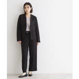 【セットアップ可】ウール調ノーカラージャケット | THE SHOP TK | 詳細画像1