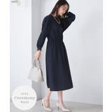 【セレモニー/入卒/通勤/手洗い可】ブラウジングサテンワンピース | THE SHOP TK | 詳細画像1