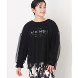 ブラック(019) | 【2点SETアイテム】チュール&ロゴロンTプルオーバー | THE SHOP TK
