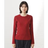 【品よく魅せる】フレアスリーブ リブニット 毛玉になりにくい | THE SHOP TK | 詳細画像20 