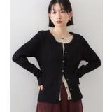 ブラック(019) | 【アンチピリング/静電気防止/洗える】ヘンリーレイヤードニット | THE SHOP TK