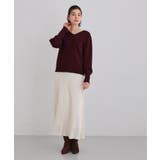 【すっきりシルエットが叶う】大人のためのVネックニット 毛玉になりにくい 静電気… | THE SHOP TK | 詳細画像26 