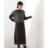 優秀ふわふわベスト&ニットワンピース【毛玉になりにくい/静電気防止/洗える】 | THE SHOP TK | 詳細画像5