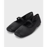 ブラック(019) | サテンスクエアバレエシューズ | THE SHOP TK