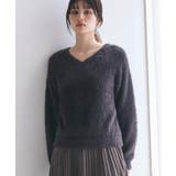 スミクロ(018) | 【華やかで柔らか】ふわふわフェザーニット/洗える・前後2WAY | THE SHOP TK