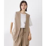 ベージュ(052) | ノーカラージレ【セットアップ可/洗濯機OK】 | THE SHOP TK