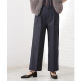 ネイビー(094) | 【美脚見え】タックワイドパンツ【セットアップ可】 | THE SHOP TK
