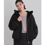 ブラック(019) | 【2WAY/洗える】リバーシブル フェイクファーブルゾン | THE SHOP TK