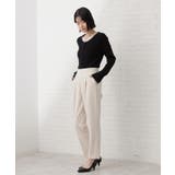 【着丈選べる/XS~XLサイズ】あったか裏起毛テーパードパンツ | THE SHOP TK | 詳細画像19