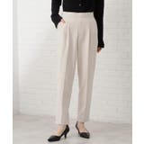 アイボリー(004) | 【着丈選べる/XS~XLサイズ】あったか裏起毛テーパードパンツ | THE SHOP TK