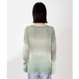 スペースダイ透かし編みニット | THE SHOP TK | 詳細画像15 