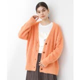 オレンジ(067) | 【ふわふわあったか】フェザーカーディガン | THE SHOP TK