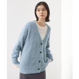 ブルー(092) | 【ふわふわあったか】フェザーカーディガン | THE SHOP TK