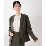 スミクロ(018) | ビジネスノーカラージャケット【セットアップ可/洗える】/CAVIANシリーズ | THE SHOP TK