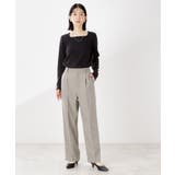 ビジネスセミワイドパンツ【セットアップ可/洗濯機OK】/CAVIANシリーズ | THE SHOP TK | 詳細画像9 