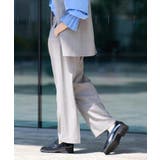 ビジネスセミワイドパンツ【セットアップ可/洗濯機OK】/CAVIANシリーズ | THE SHOP TK | 詳細画像4 