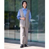 ビジネスセミワイドパンツ【セットアップ可/洗濯機OK】/CAVIANシリーズ | THE SHOP TK | 詳細画像5 