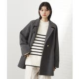 クラシカルな装い ウールライクスタンドカラーコート | THE SHOP TK | 詳細画像17 