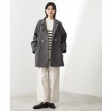 クラシカルな装い ウールライクスタンドカラーコート | THE SHOP TK | 詳細画像18 