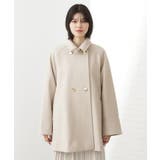 クラシカルな装い ウールライクスタンドカラーコート | THE SHOP TK | 詳細画像32 