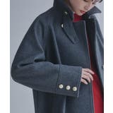 クラシカルな装い ウールライクスタンドカラーコート | THE SHOP TK | 詳細画像7 