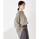 【後ろ姿もサマになる】ストライプ バックシャーリングシャツ/体型カバー/洗える | THE SHOP TK | 詳細画像11 