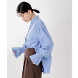 袖プリーツ&バックシャーリングシャツ【体型カバー/洗える】 | THE SHOP TK | 詳細画像18 