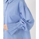 袖プリーツ&バックシャーリングシャツ【体型カバー/洗える】 | THE SHOP TK | 詳細画像26 