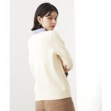【着るだけでコーデ完成】シャツレイヤード風 ケーブルニット | THE SHOP TK | 詳細画像2 