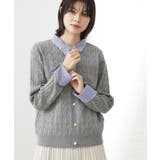 【着るだけでコーデ完成】シャツレイヤード風 ケーブルニット | THE SHOP TK | 詳細画像5 