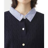 【着るだけでコーデ完成】シャツレイヤード風 ケーブルニット | THE SHOP TK | 詳細画像16 