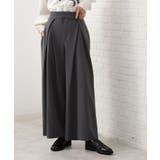 スミクロ(018) | サス付きタックワイドパンツ | THE SHOP TK