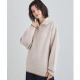 【洗える】ほど良くラフで女性らしい ハーフZIPニット | THE SHOP TK | 詳細画像5 