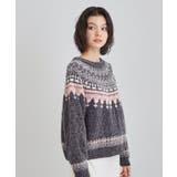 上品さと少しの遊び心を モール求心柄ニット | THE SHOP TK | 詳細画像6 